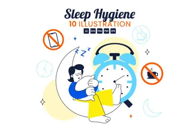 10 Sleep Hygiene Illustration preview picture