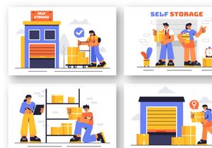 12 Self Storage Facility Illustration