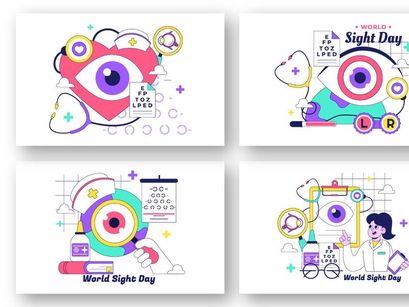 10 World Sight Day Illustration