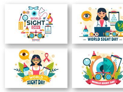 12 World Sight Day Illustration