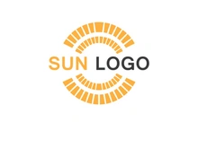 Sun logo vector