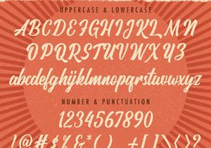 Rategin - Vintage Script Font