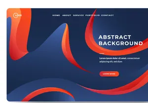 Abstract trendy gradient background