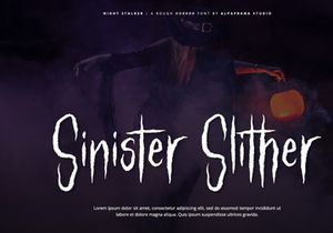 Night Stalker - Rough Font