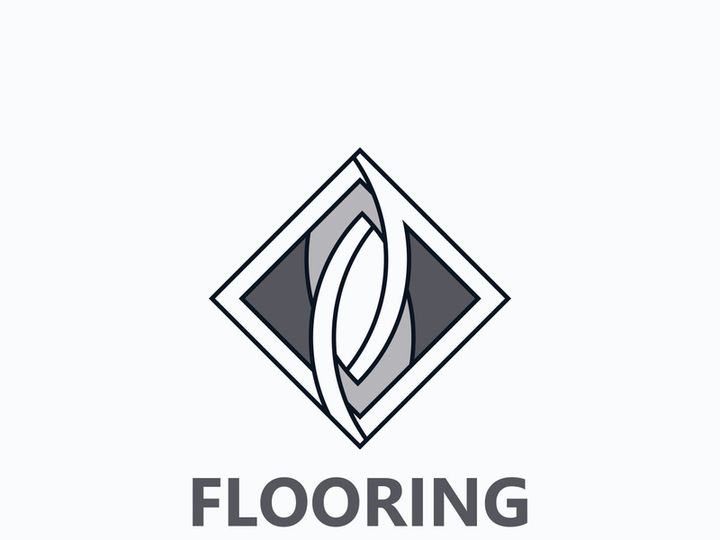 Flooring Logo design, custom Layer Vector elegant business store building