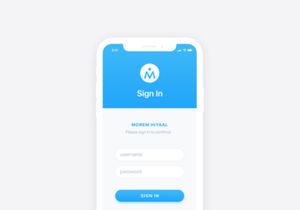 Morem Hiyaal | Ecommerce iOS UI Design | iPhone X | Free PSD