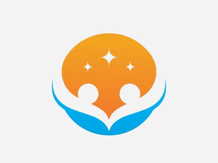 Community  network and social  Health Logo  icon design template