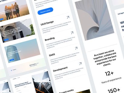 Digital Agency Website UI KIT