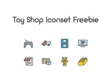 Toy Shop Icons preview picture