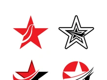 Star icon template vector illustration design