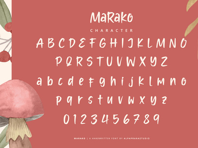 Marako - Handwritten Font