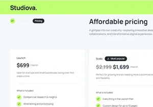 Studiova Bootstrap Website Template