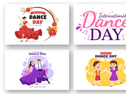 18 International Dance Day Illustration