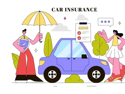 10 Car Insurance Illustration
