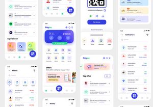 Payou digital wallet app UI kit