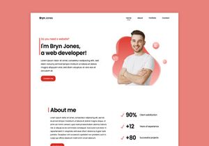 Personal Portfolio Website UI Template