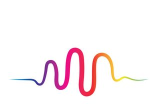 Sound waves vector illustration