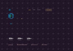 NFT Dark Responsive Landing Page Free Download