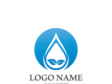 Water drop logo template vector illustration design