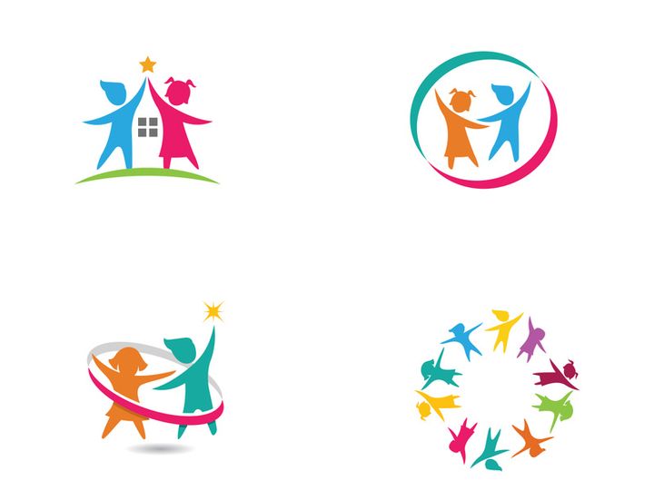 Kids concept illustration design