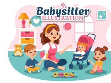 9 Babysitter Services Illustration preview picture