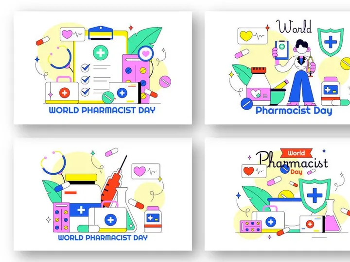 10 World Pharmacists Day Illustration