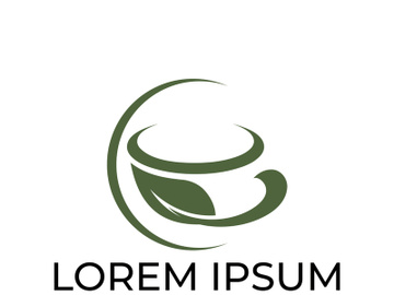 Green leaf logo design vector illustration preview picture