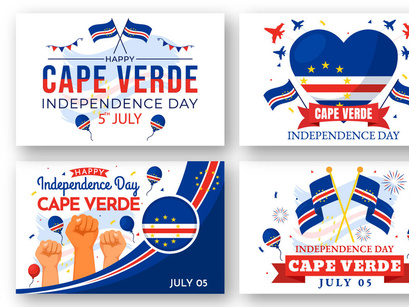 12 Cape Verde Independence Day Illustration