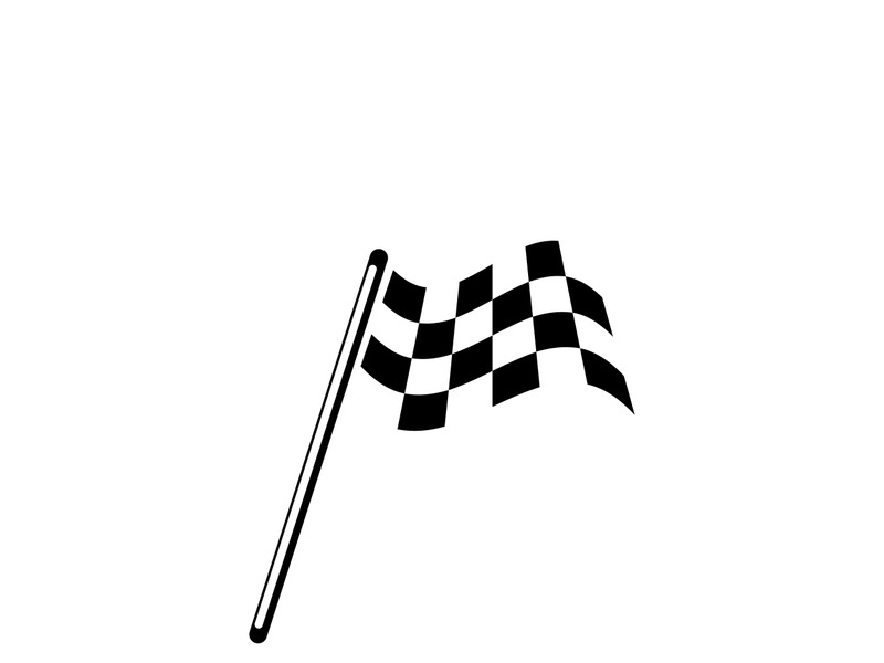 Race flag logo