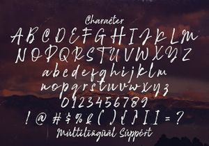 Rattu Aqilla - Textured Brush Font