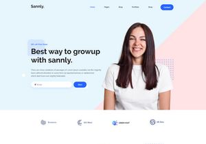 Sannly - Corporate Agency Website Design