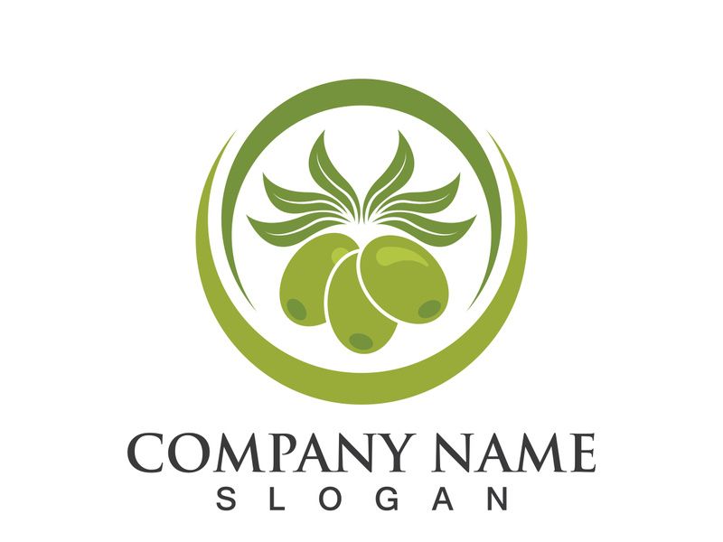 Extra virgin olive oil logo icon design vector illustration