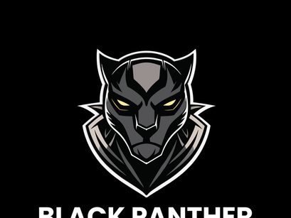 Panther Mascot Logo