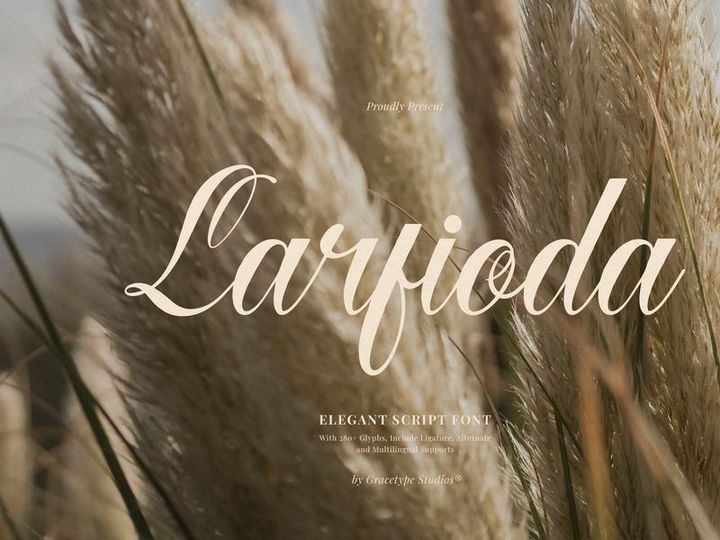 Larfioda | Elegant Script Font