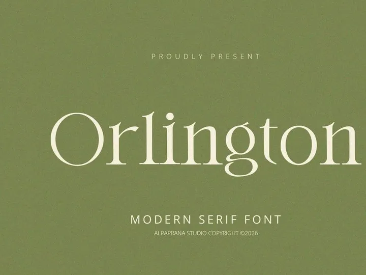 Orlington - Serif Font