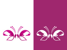 Butterfly logo icon vector design illustration