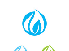 Blue Water Drop Logo Icon Vector Design