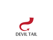 Devil logo design with a modern concept.