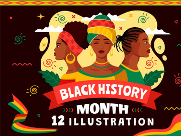 12 Black History Month Illustration preview picture