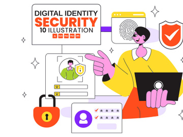 10 Digital Identity Security Illustration preview picture