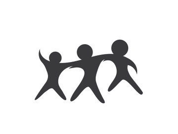 community logo design colorful with  logo vector icon preview picture