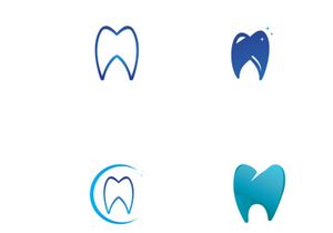 Dental abstract logo. Dental Health, dental care and dental clinic. Logo for health, dentist and clinic.