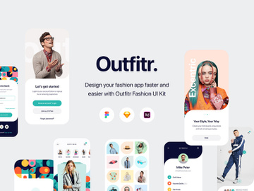 Outfitr - Fashion UI Kit preview picture
