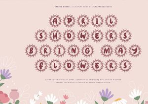 Spring Break - Decorative Display Font