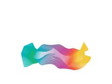 Wave line vector color background illustration