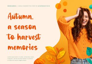 Woodlandia - Handwritten Font