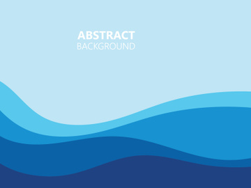 Blue wave water background wallpaper vector preview picture