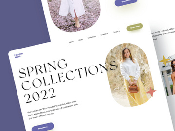 Spring Fashion Landing Page preview picture