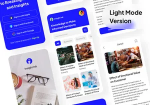 Diario - Journal Mobile App UI Kit