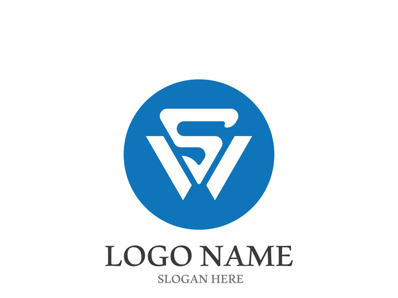 Business corporate S letter logo design vector